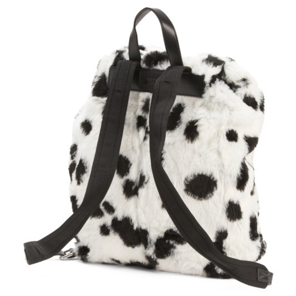 MOSCHINO Backpack Fur Polka Dot Unisex - Picture 2 of 4